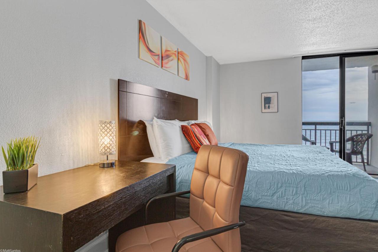 Winter Rates! Work With Breathtaking View, Direct Oceanfront Suite 413 マートルビーチ エクステリア 写真